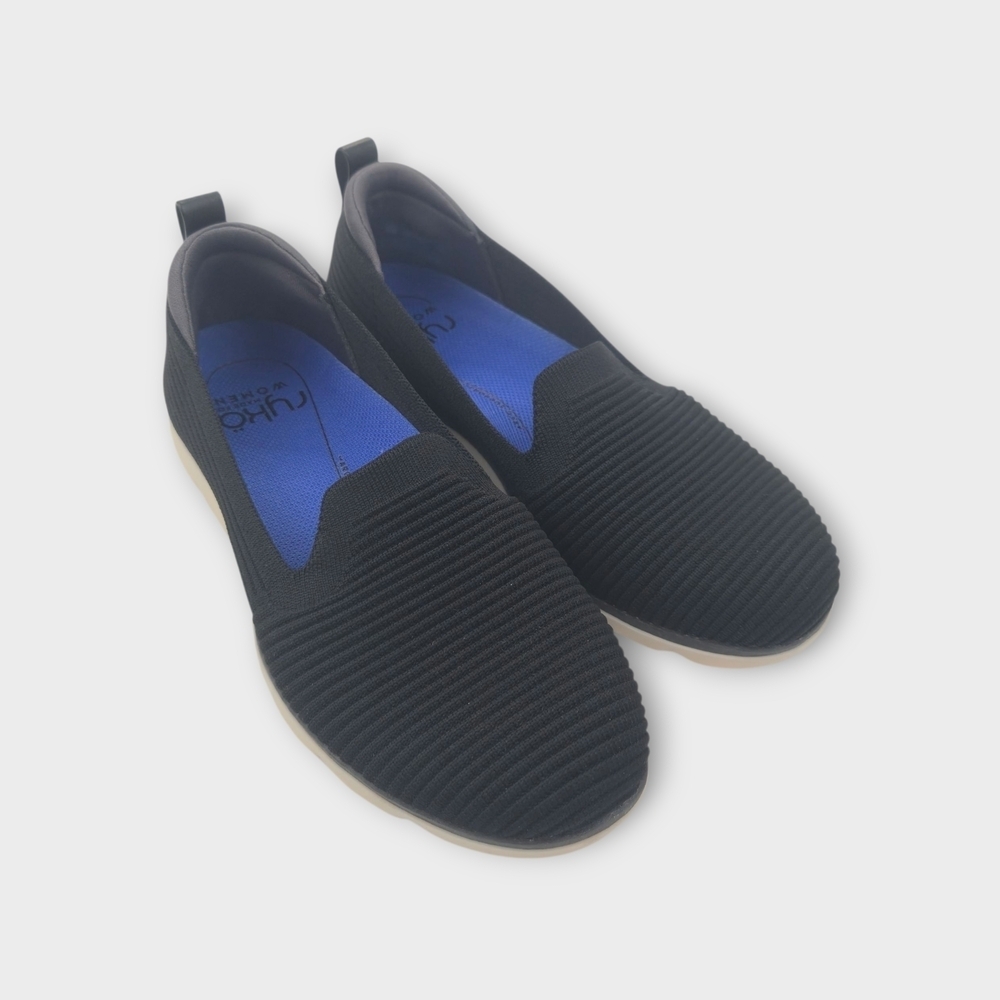 Ryka Knit Outdoor Slip-On Shoes Echo/ Effort Knit Black Multi Womens Size 6.5 W - Picture 9 of 9